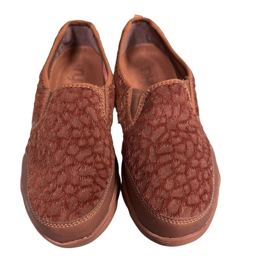 🌸2/$25 Ryka Brown Thriller Animal Print Slip-on Sneaker Shoe